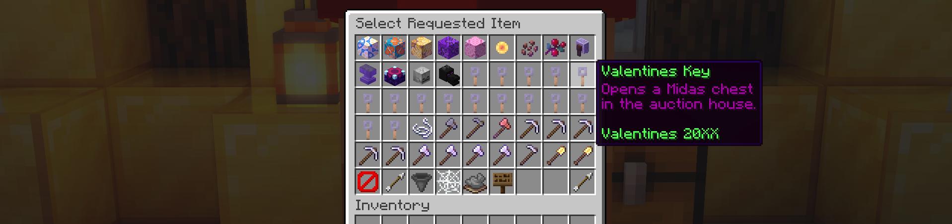Selecting an item for a buy order